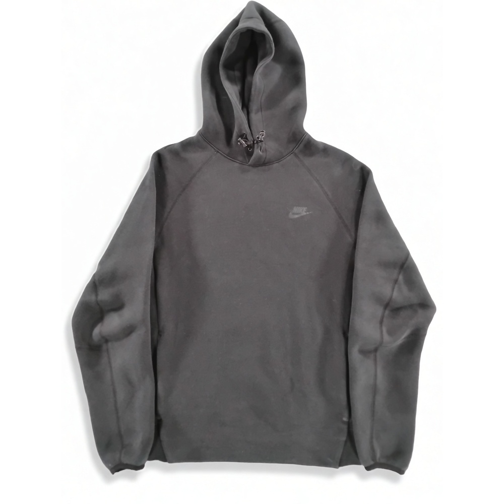 Nike Tech Fleece Hoodie Mens M Cotton Blend Pullover Gym Minimalist Streetwear